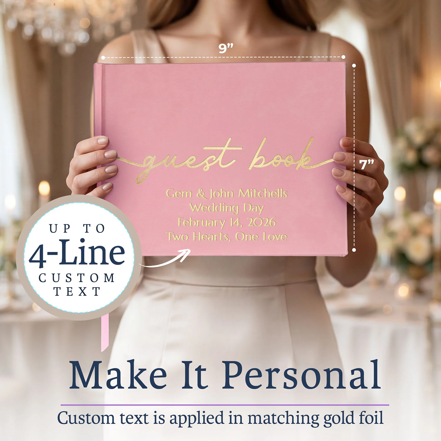 All Occasion Guestbook - Pastel Pink